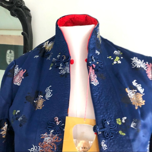 Golden Camel Brand Satin Asian Quilted Jacket NWT - Picture 3 of 8